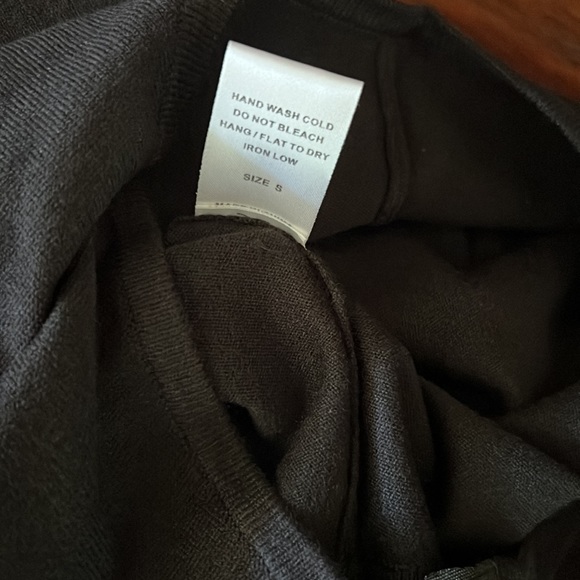 NWT ACOA Collection Black Sweater Camisole Bodysuit Spaghetti Straps Small - Picture 11 of 14